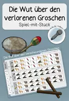 Vorschau - Stundenentwürfe - Die Wut über den Verlorenen Groschen - Spiel-mit-Partitur - Deckblatt