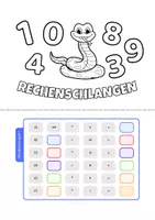 Vorschau - Aufgabenkarten - Rechenschlangen ZR 100 mit Mal und Geteilt - Seite 1