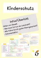 Vorschau - Merkblätter - Kinderschutz Übersicht_Mindmap - Deckblatt