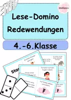 Vorschau - Spiele - Materialpaket Redewendungen Domino-Spiele - Seite 1