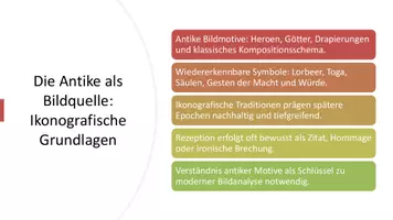Vorschau - Präsentationen/Tafelbilder - Präsentation: Historizität bildnerischer Medien & Antike (12 Folien) - Seite 3