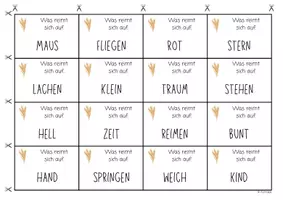 Vorschau - Spiele - Spielkarten: Reimwörter - Seite 2