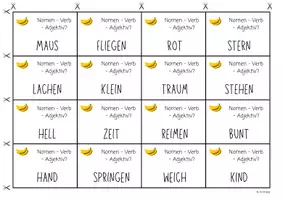 Vorschau - Spiele - Spielkarten: Wortarten (Nomen, Verben, Adjektive) - Seite 2