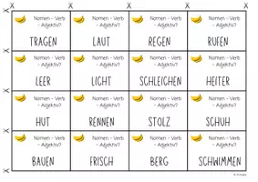 Vorschau - Spiele - Spielkarten: Wortarten (Nomen, Verben, Adjektive) - Seite 3