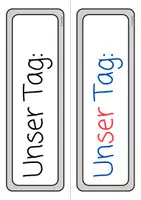 Vorschau - Lehrpläne/Lehrermaterial - Stundenplan - Karten (ohne Bilder) in Grau - Seite 1