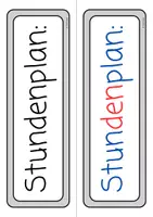 Vorschau - Lehrpläne/Lehrermaterial - Stundenplan-Karten (mit Bildern) in Grau - Seite 2