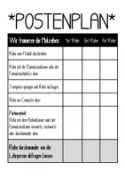 Vorschau - Poster - Postenplan Einmaleins - Seite 2