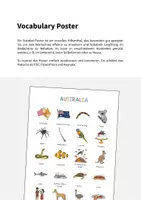 Vorschau - Poster - Australia: Vocabulary Poster (Englisch) - Seite 1
