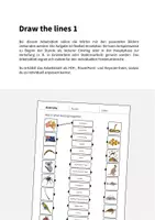 Vorschau - Arbeitsblätter - Australia: Draw the lines 1 (Englisch) - Seite 1