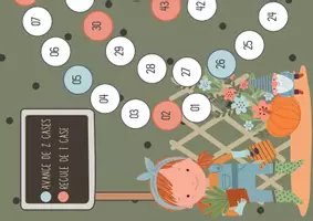 Aperçu - Apprentissages en autonomie - 🍓 Au jardin 🌀 Jeu de plateau spirale - Page 2