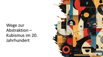 Vorschau - Präsentationen/Tafelbilder - Kubismus unterrichten – Präsentation für die SEK II - Deckblatt