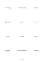 Vorschau - Mal- und Bastelvorlagen - Australia: Vocabulary Cards (Englisch) - Seite 3
