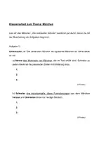 Vorschau - Klassenarbeiten - Klassenarbeit Deutsch Märchen Klasse 5 (2) - Seite 1