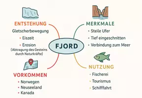 Vorschau - Arbeitsblätter - Arbeitsblatt "Fjord" + Onlineübung & MP3 + Mindmap + Infografik - Seite 3