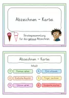 Vorschau - Stationenlernen - Abzeichnen Kartei | Kunst, Grundschule, Zeichnen - Seite 3