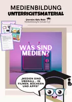 Vorschau - Arbeitsblätter - Medienkompetenz: Was sind Medien? - Deckblatt