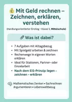 Vorschau - Stundenentwürfe - Geld - Deckblatt