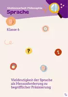 Vorschau - Stundenentwürfe - Materialpaket Stationsarbeiten Philosophie Sek 1 - Seite 1