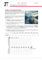 Vorschau - Stundenentwürfe - Einführung Polynome - Unterrichtsreihe Analysis Klasse 10 - Einheit 2 - Seite 1
