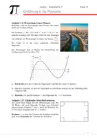 Vorschau - Stundenentwürfe - Einführung Polynome - Unterrichtsreihe Analysis Klasse 10 - Einheit 2 - Deckblatt