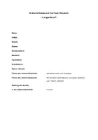 Vorschau - Stundenentwürfe - Unterrichtsbesuch - Sachtext zum Thema Störche - Seite 1