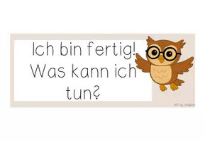 Vorschau - Poster - Ich bin fertig - Was kann ich tun? - Seite 1