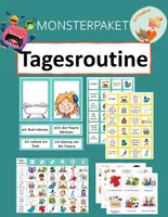 Vorschau - Arbeitsblätter - Tagesroutine_Monsterpaket - Deckblatt