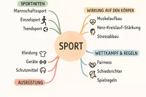 Vorschau - Arbeitsblätter - Arbeitsblätter zum Thema "Sport" + Lösung & MP3 + Mindmap + Infografik - Seite 2