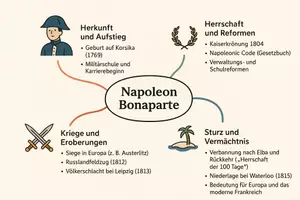 Vorschau - Arbeitsblätter - Arbeitsblatt "Napoleon Bonaparte" + Onlineübung & MP3 + Mindmap + Infografik - Seite 3