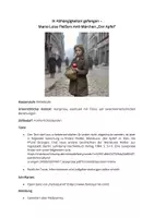 Vorschau - Stundenentwürfe - Marie-Luise Fleißers Anti-Märchen „Der Apfel“ - Deckblatt