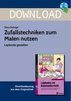 Vorschau - Arbeitsblätter - Zufallstechniken zum Malen nutzen - Deckblatt