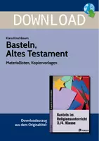 Vorschau - Arbeitsblätter - Basteln, Altes Testament - Deckblatt