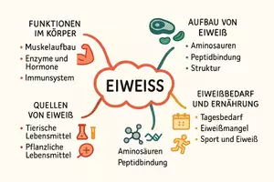 Vorschau - Arbeitsblätter - Arbeitsblatt "Eiweiß" + Onlineübung & MP3 + Mindmap + Infografik - Seite 3