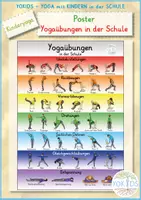 Vorschau - Poster - Yoga in der Schule - Poster 40 Übungen Kinderyoga - Deckblatt