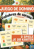 Vorschau - Spiele - Juego de dominó - Palabras de verano (Spanisch) - Deckblatt
