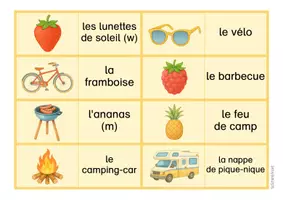 Vorschau - Spiele - Jeu de dominos - Vocabulaire d'été (Französisch) - Seite 2