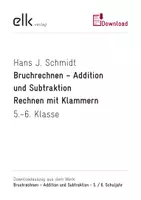 Vorschau - Arbeitsblätter - Bruchrechnen – Addition und Subtraktion - Rechnen mit Klammern - Deckblatt