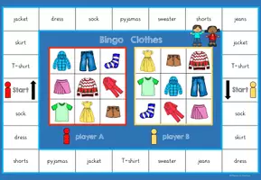 Vorschau - Spiele - Bingo Clothes/Kleidung 1 - Seite 2