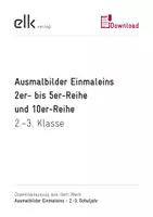 Vorschau - Arbeitsblätter - Ausmalbilder Einmaleins - 2er- bis 5er-Reihe und 10er-Reihe - Deckblatt