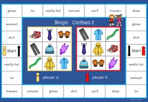 Vorschau - Spiele - Bingo Clothes/Kleidung 2 - Seite 1