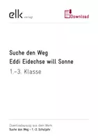 Vorschau - Arbeitsblätter - Suche den Weg - Eddi Eidechse will Sonne - Deckblatt
