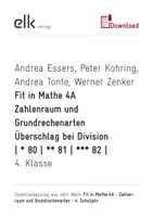 Vorschau - Arbeitsblätter - Fit in Mathe 4A - Überschlag bei Division - Deckblatt