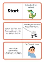 Vorschau - Spiele - Redewendungen III Lese-Domino für die 4.-6. Klasse 🎲 - Seite 1