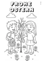 Vorschau - Mal- und Bastelvorlagen - Ausmalbilder Ostern, Frühling - Seite 3