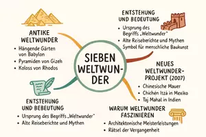 Vorschau - Arbeitsblätter - Arbeitsblatt "Sieben Weltwunder" + Onlineübung & MP3 + Mindmap + Infografik - Seite 3