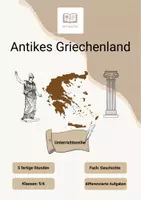 Vorschau - Stundenentwürfe - Unterrichtsreihe: Antikes Griechenland - Deckblatt