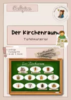 Vorschau - Poster - Kirchenraum entdecken: Tafelmaterial mit Bildern und Begriffen - Deckblatt