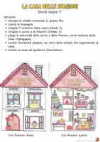 anteprima - Clipart / Immagini originali - La casa delle stagioni - storia classe prima - Pagina 1