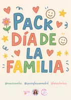 Vista previa - Hojas de trabajo - PACK DÍA DE LA FAMILIA - Material colaborativo - Portada