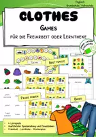 Vorschau - Spiele - Materialpaket "Clothes" – Englischunterricht ab Klasse 2 - Seite 1